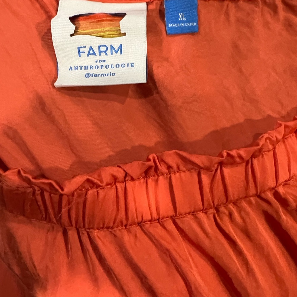 FARM Rio Orange One-Shoulder Jumpsuit - Picture 3 of 4